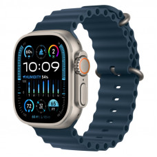 Apple Watch Ultra 2023 GPS + Cellular, (корпус из титана, ремешок Ocean синего цвета) 49mm