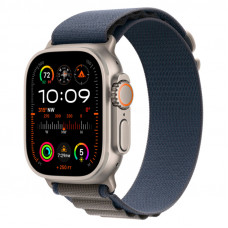 Apple Watch Ultra 2023 GPS + Cellular, (корпус из титана, ремешок Alpine синего цвета) 49mm