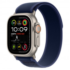 Apple Watch Ultra 2024 GPS + Cellular, (корпус из титана, ремешок Trail синего цвета) 49mm